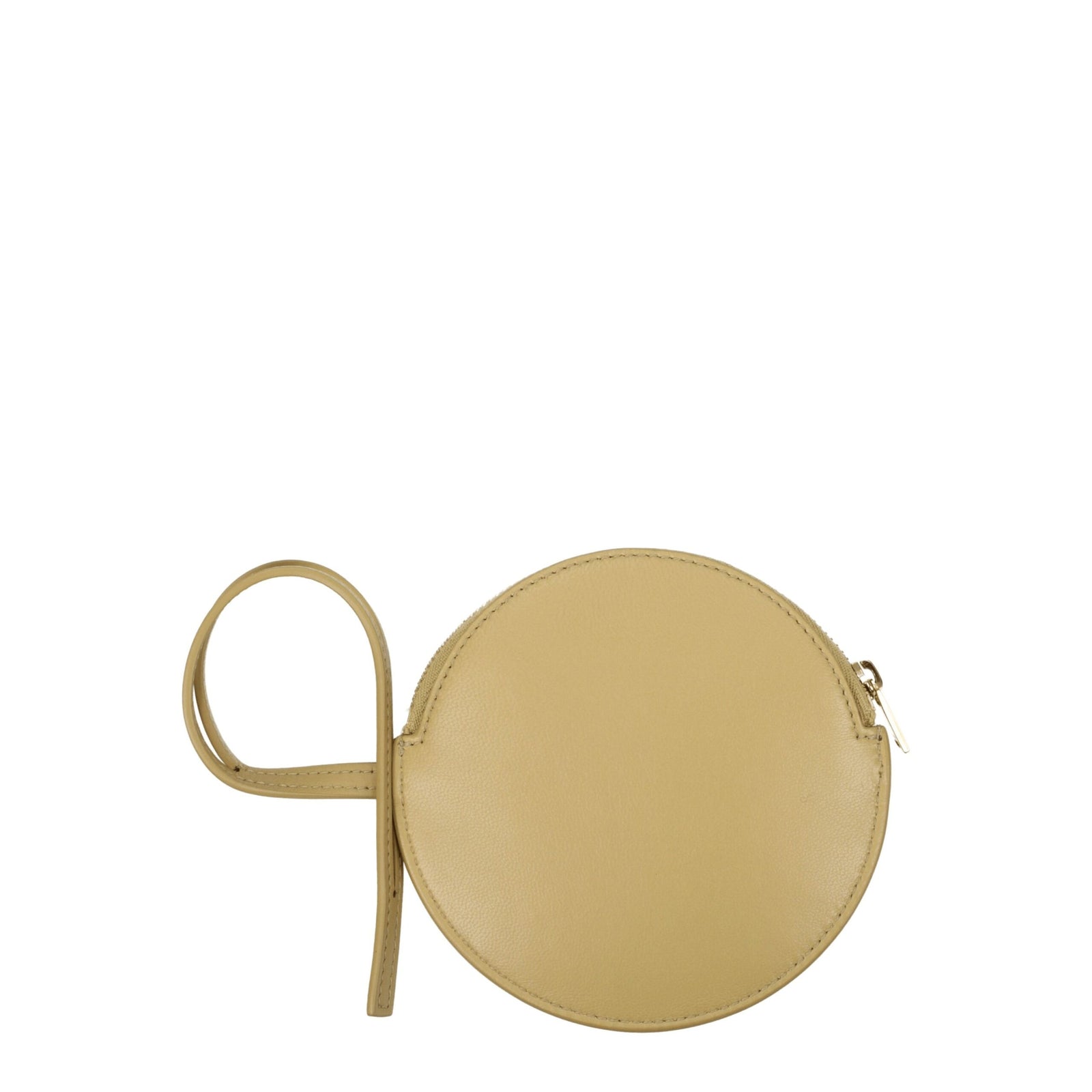 Portefeuilles en cuir beige Jil Sander