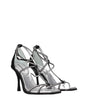 Dsquared² Black Satin Stiletto Heels Sandals