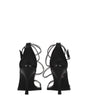Dsquared² Black Satin Stiletto Heels Sandals