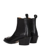 Bottines en cuir noir Chloé