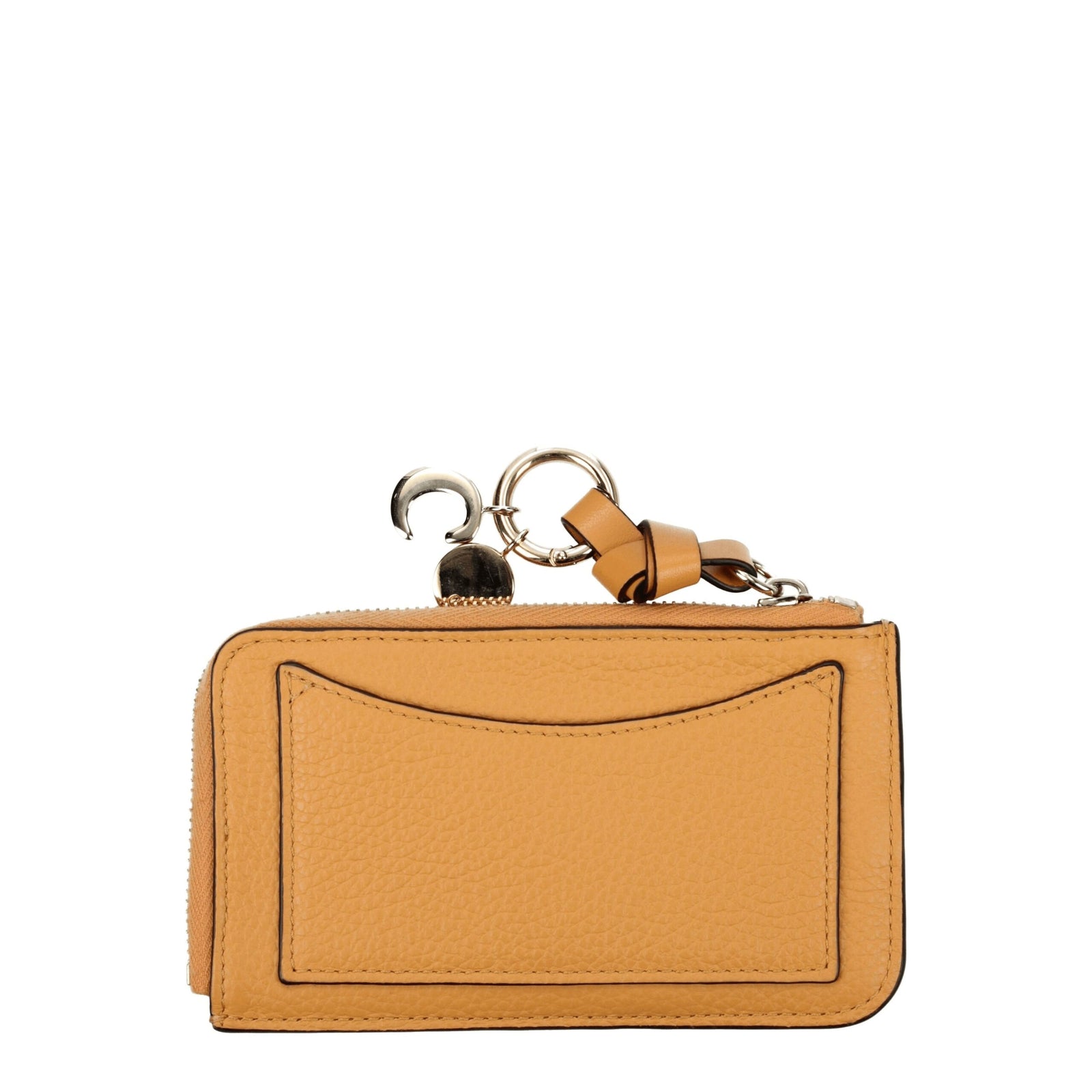 Portefeuilles en cuir orange Chloé