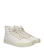 Maison Margiela White Fabric High Tops