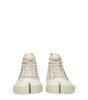 Maison Margiela White Fabric High Tops