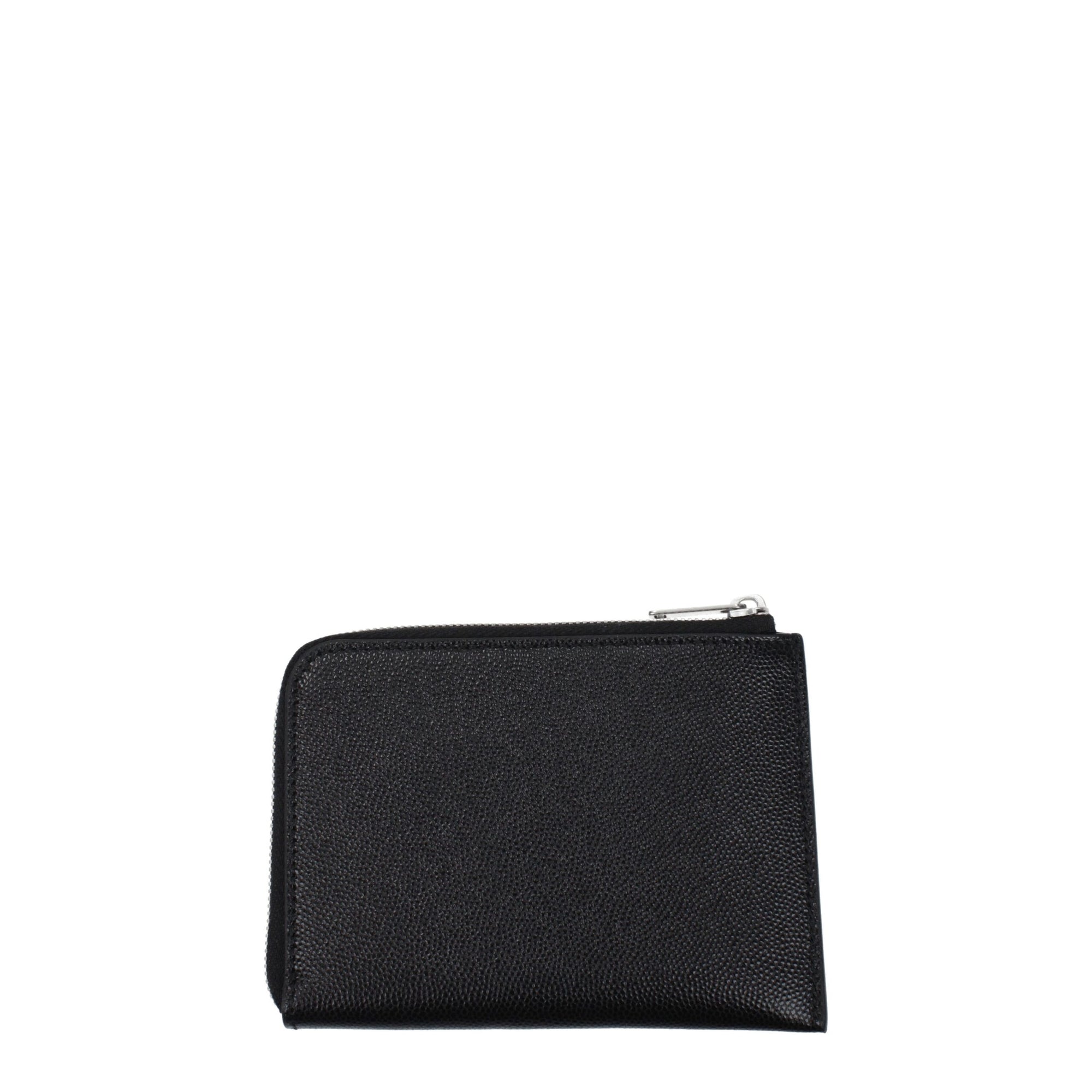 Porte-cartes en cuir noir Palm Angels