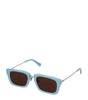 Lunettes de soleil Jacquemus en acétate bleu clair
