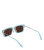 Lunettes de soleil Jacquemus en acétate bleu clair