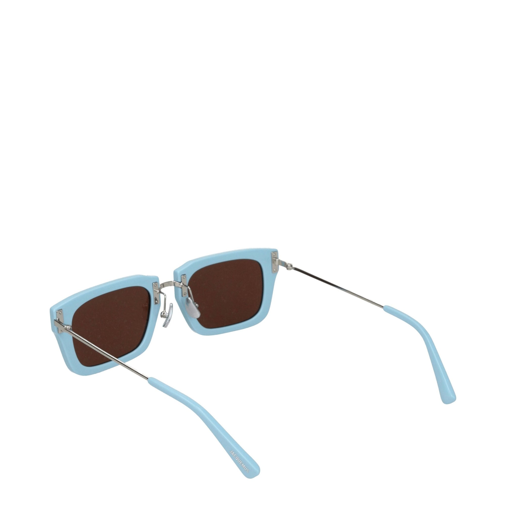Lunettes de soleil Jacquemus en acétate bleu clair