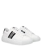 Versace White Leather Low Tops