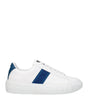 Versace White Leather Low Tops