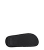 Versace Black Leather Slippers Sandals