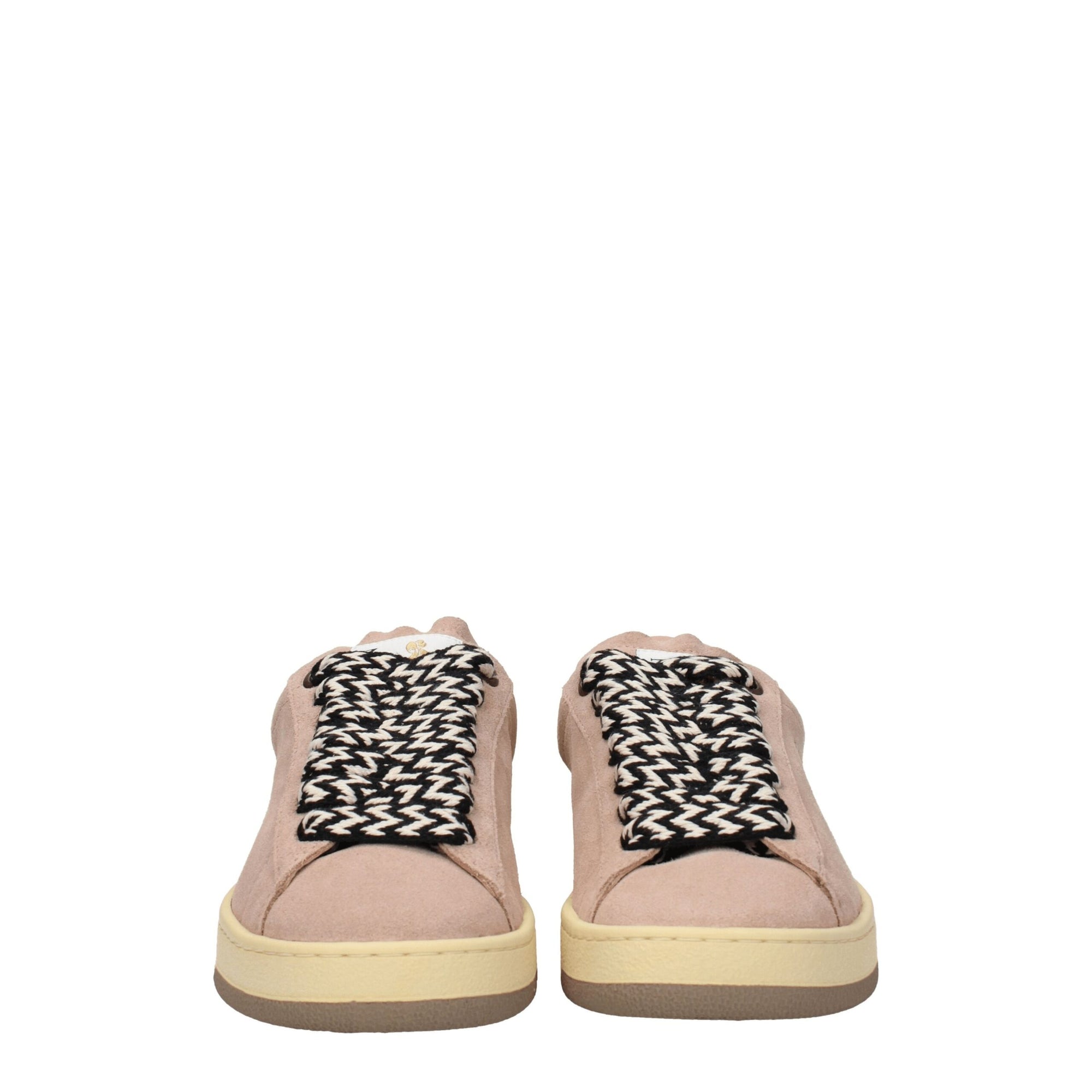Lanvin Pink Leather Low Tops