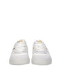Lanvin White Fabric Low Tops
