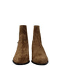 Celine Brown Leather Ankle Boots