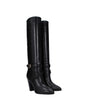 Celine Black Leather High Heel Boots
