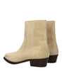Bottines en cuir beige Isabel Marant