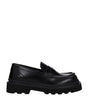 Dolce & Gabbana Black Leather Slip-On Loafers