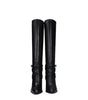 Celine Black Leather High Heel Boots