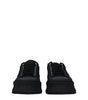 Jil Sander Black Fabric Platform Sneakers