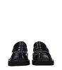 Dolce & Gabbana Black Leather Slip-On Loafers