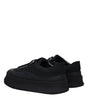 Jil Sander Black Fabric Platform Sneakers