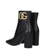 Dolce & Gabbana Black Leather Ankle Boots