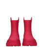 Moncler Pink Cotton Ankle Boots