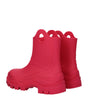 Moncler Pink Cotton Ankle Boots