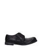 Dolce & Gabbana Black Leather Oxfords And Derbies
