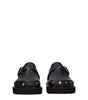 Sandales chaussons en cuir noir Isabel Marant