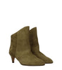 Isabel Marant Gray Leather Ankle Boots