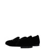 Palm Angels Black Velvet Slip-On Loafers