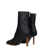 Jacquemus Black Leather Ankle Boots