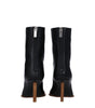 Jacquemus Black Leather Ankle Boots