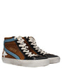 Golden Goose Brown Leather High Tops