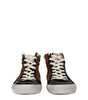 Golden Goose Brown Leather High Tops