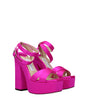 Jimmy Choo Pink Satin Platforms