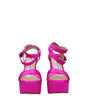 Jimmy Choo Pink Satin Platforms