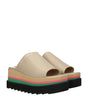 Stella McCartney Beige Leather Slippers Sandals