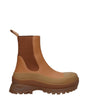 Stella McCartney Brown Leather Ankle Boots