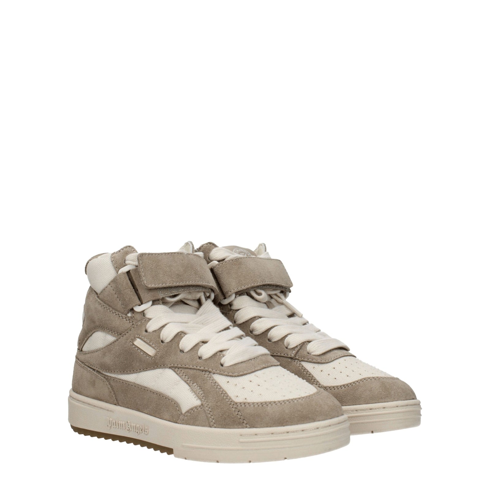 Palm Angels Beige Leather High Tops