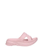 Sandales chaussons en coton rose Givenchy
