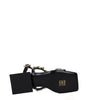 Dolce & Gabbana Black Leather Flat Sandals