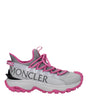 Moncler Gray Fabric Athletic Sneakers