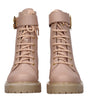 Balmain Beige Leather Ankle Boots