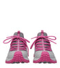 Moncler Gray Fabric Athletic Sneakers