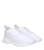 Burberry White Leather Sneakers
