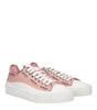 Moncler Pink Fabric Low Tops