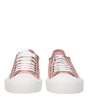 Moncler Pink Fabric Low Tops