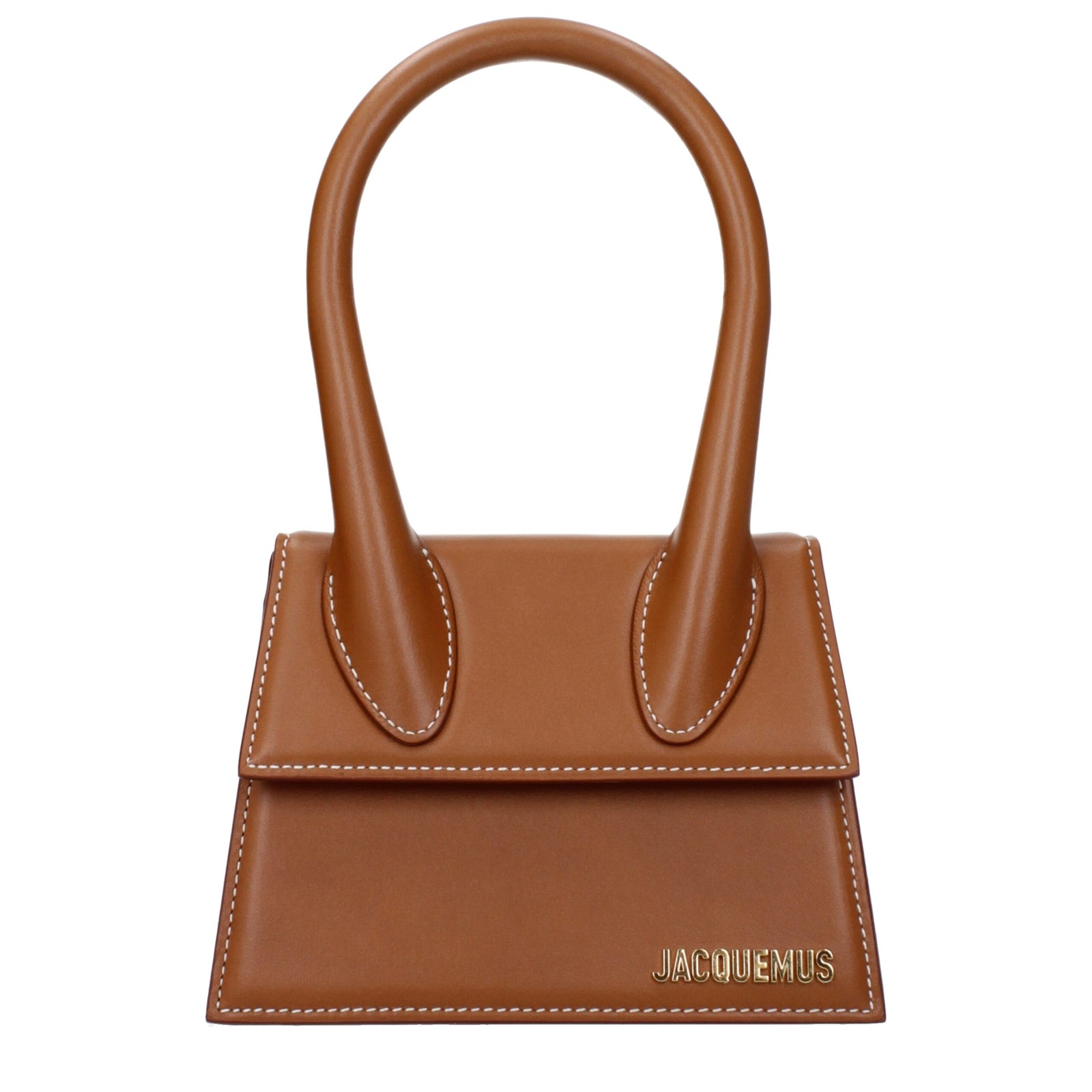 Jacquemus Brown Leather Handbags