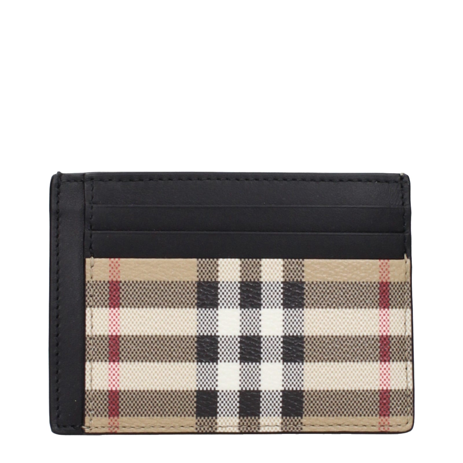 Porte-cartes Burberry en tissu beige
